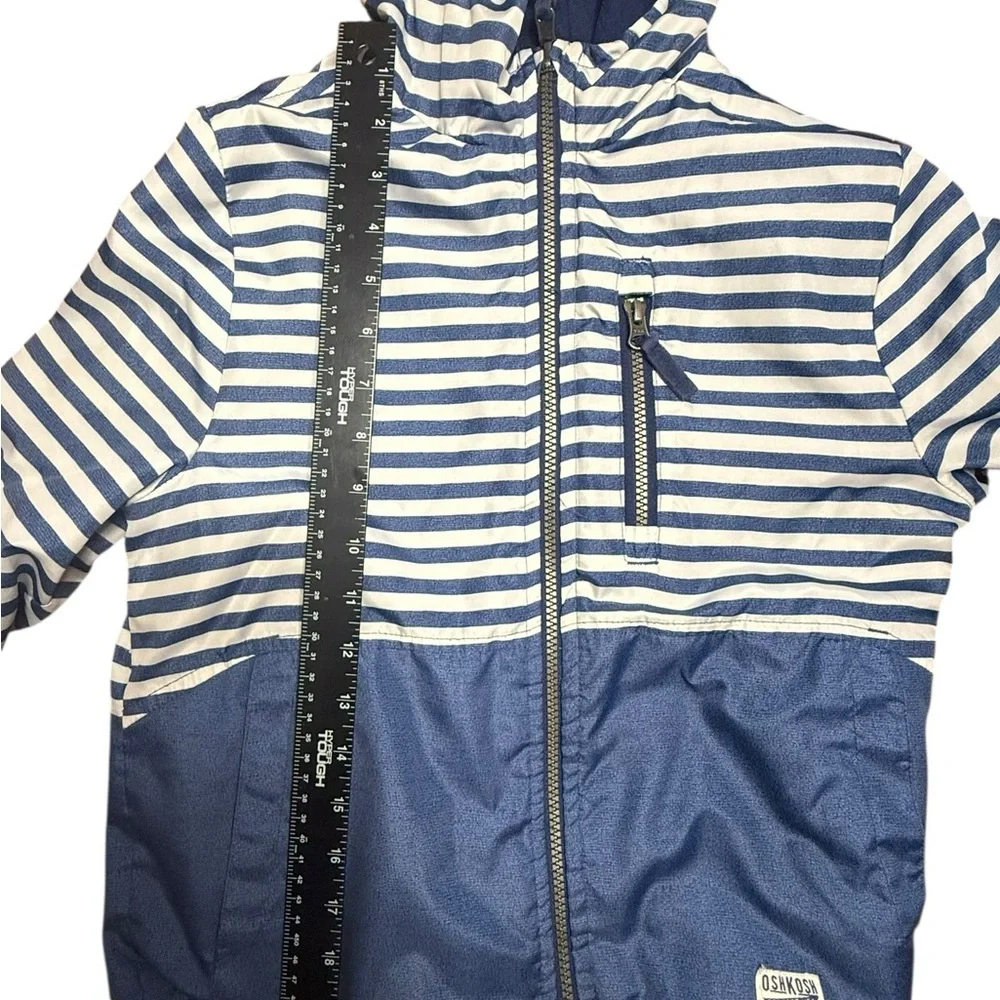 Osh Kosh Reversible Boys Zip Up mid weight jacket  Large - Picture 7 of 12